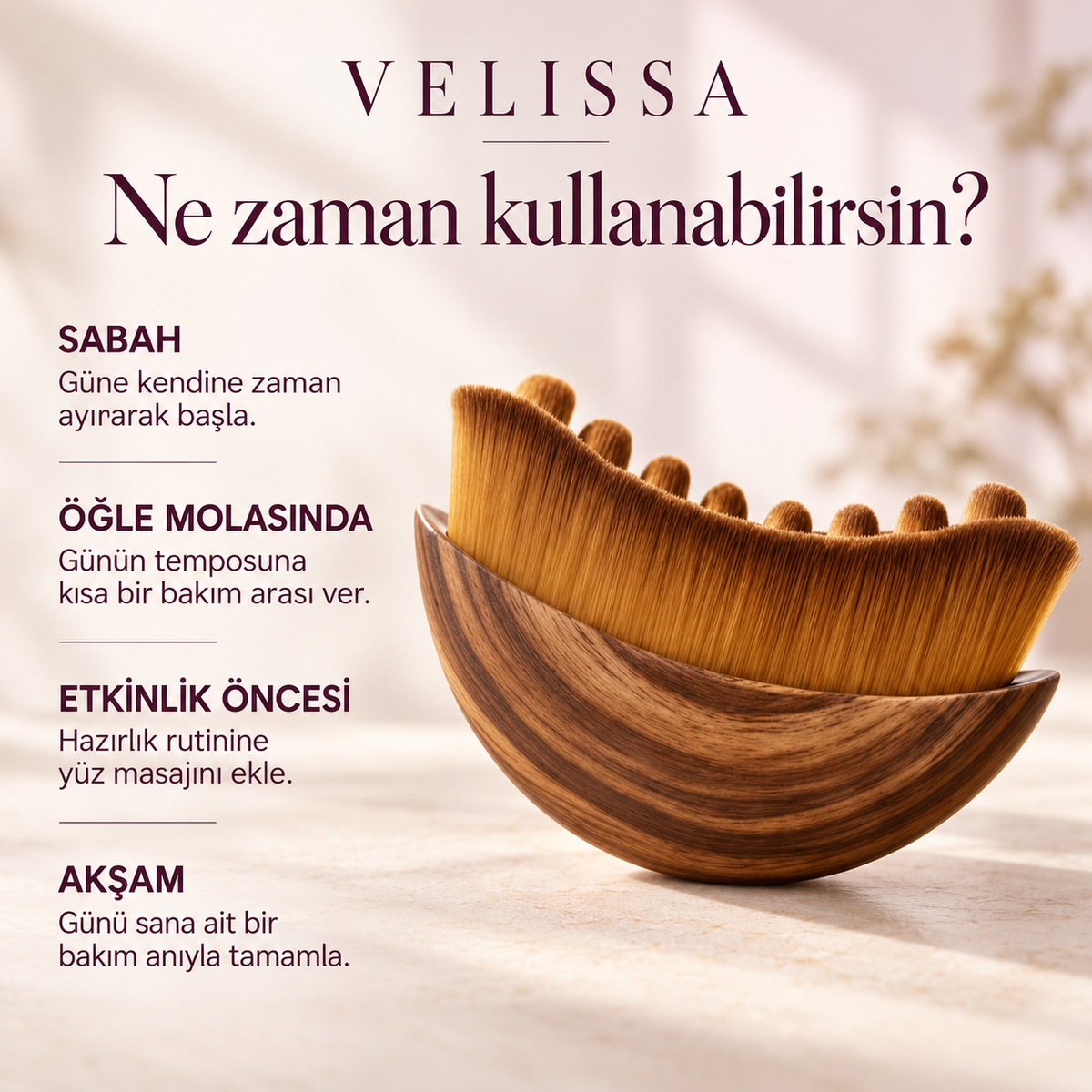 Velissa V-Line | Yüz Masaj Fırçası