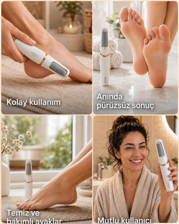 Velissa PediPro Elektrikli Ayak Bakım Cihazı