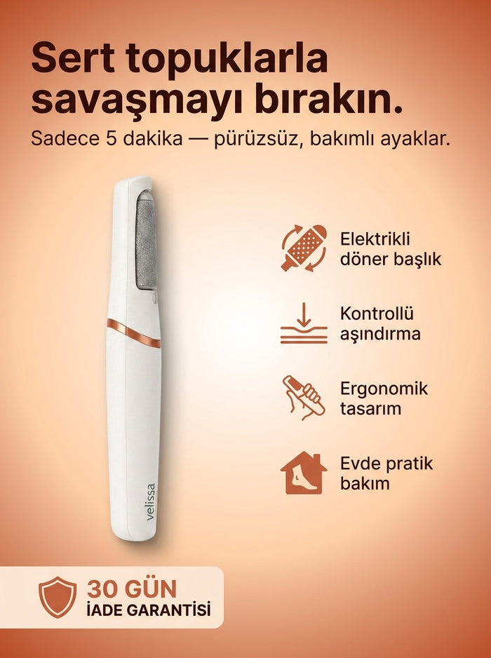 Velissa PediPro Elektrikli Nasır Cihazı 8
