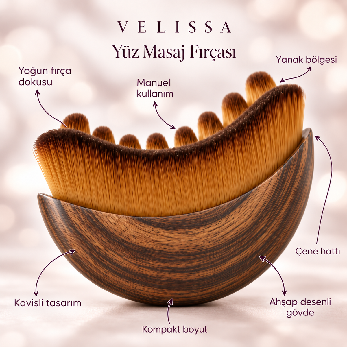 Velissa V-Line | Yüz Masaj Fırçası