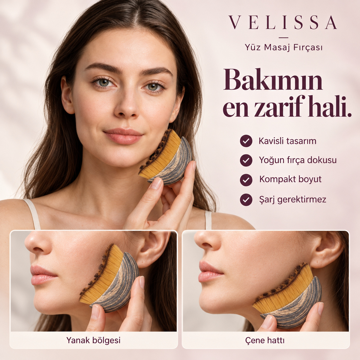 Velissa V-Line | Yüz Masaj Fırçası
