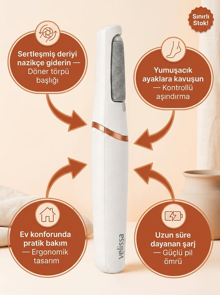 Velissa PediPro Elektrikli Nasır Cihazı 3