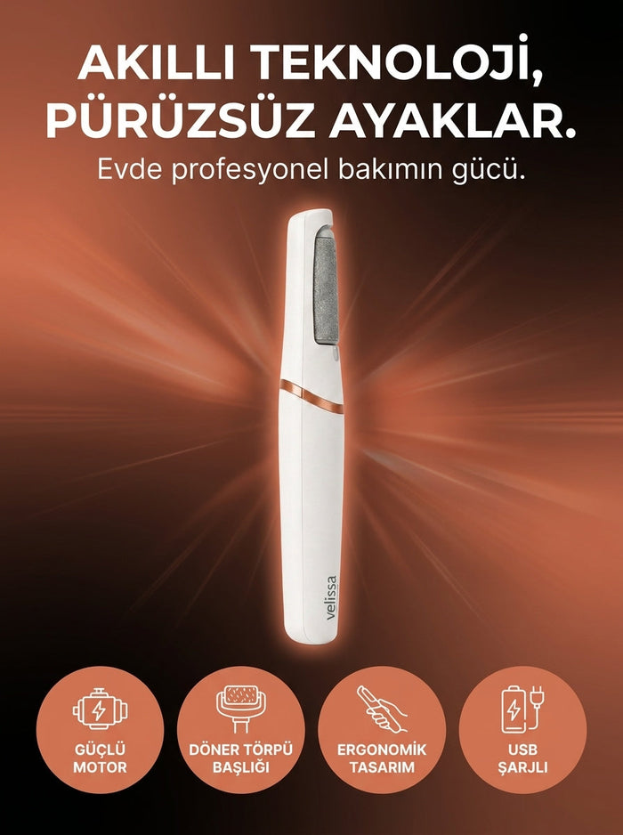 Velissa PediPro Elektrikli Nasır Cihazı 9